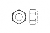 ISO 7040 A 2-70 M 8 m. braunem Ring, n. BN 205107 -3 A 2