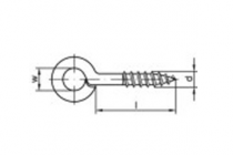 ART 88133 Ringschraubösen Stahl Typ 1 12 x 6 galv. verzinkt gal Zn VE=S