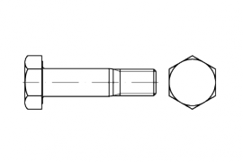 EN 14399 -8 10.9 M 16 x 55 feuerverzinkt, ohne Zubehör -P- tZn VE=S