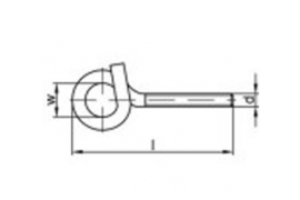 ART 88145 Starke Deckenhaken Typ 18E Stahl M 12 x 180 gal Zn gal Zn VE=S